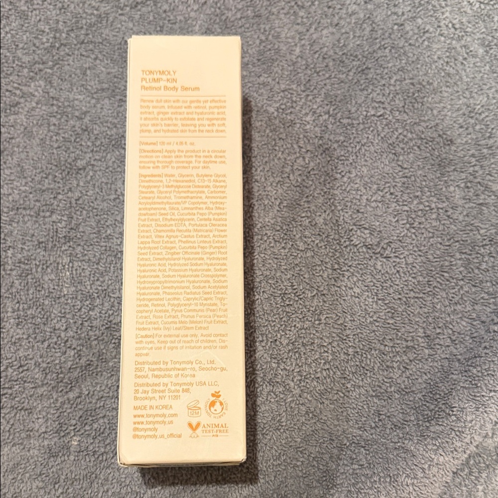 Plump-Kin Retinol Body Serum - White and Orange - Picture 3 of 6